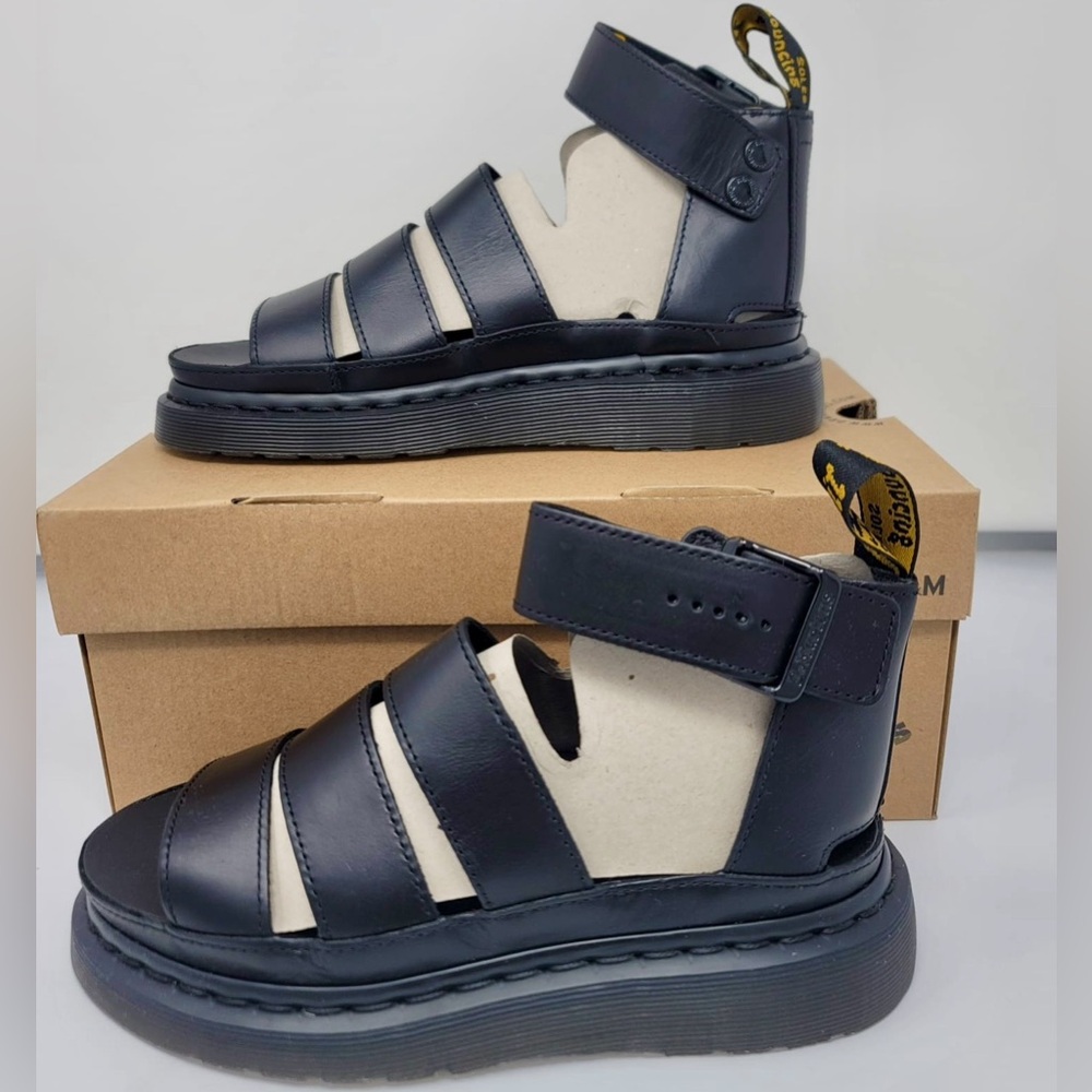 Dr. Martens Clarissa II Sandals in Black Size 6 NEW